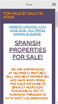 Mobile Screenshot of forsalebysallyinspain.com